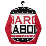 Hard Red Sleeve Unisex Bomber Jacket